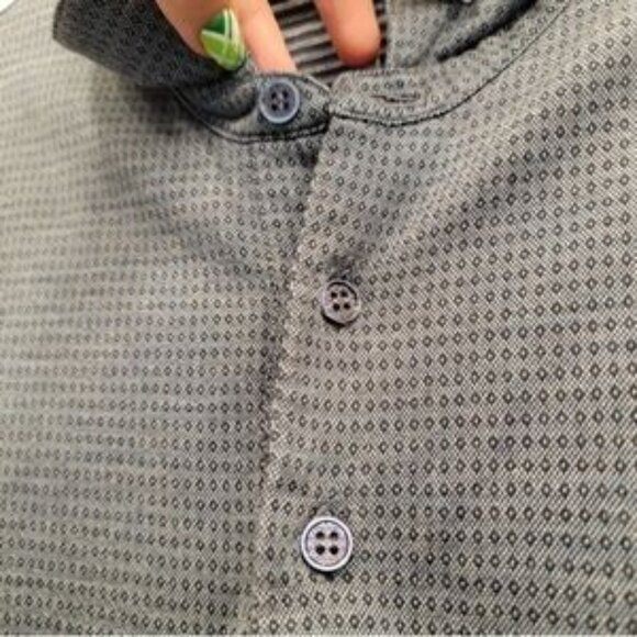 Canali Blue Silk Polo Size 52 Medium - Picture 3 of 8